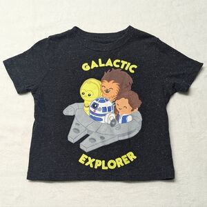 Star Wars Logo Black Toddler Shirt